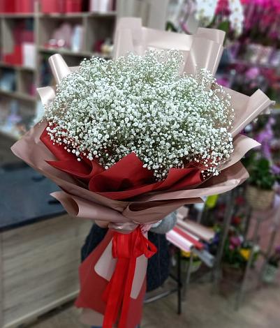 Букет цветов из: Гипсофила в Смолино