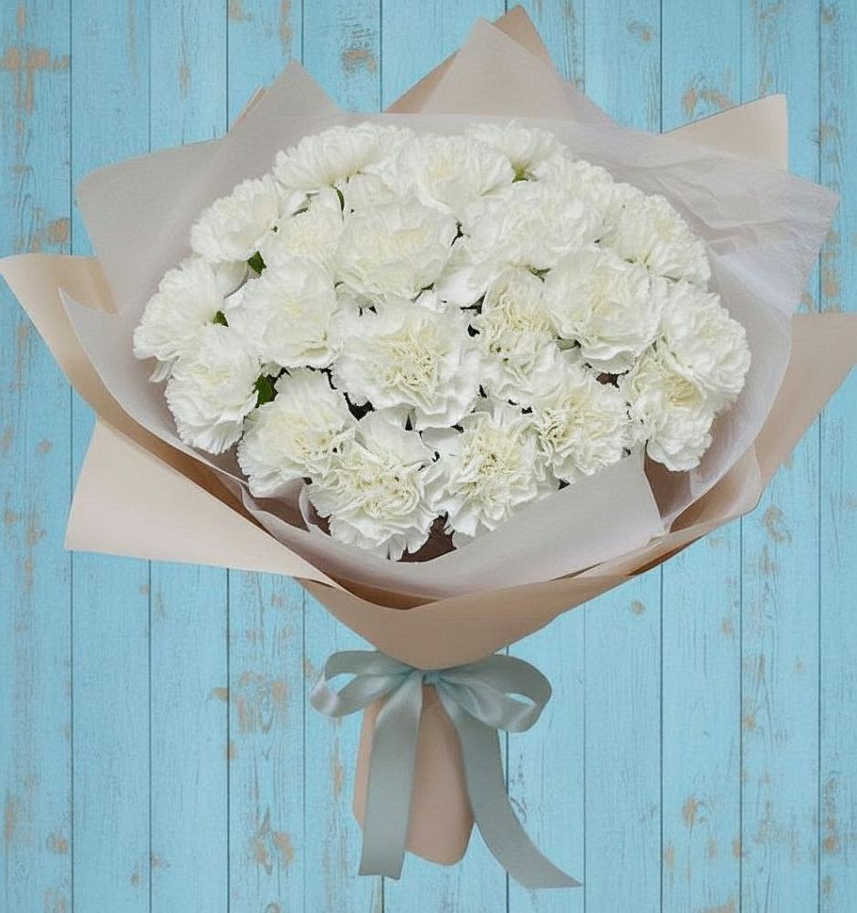 Букет цветов из: Гвоздики в Смолино