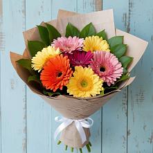 Букет цветов из:  Герберы #REPLACE_PRED# Смолино