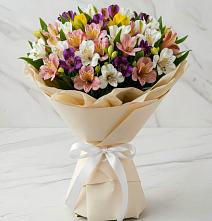 Букет цветов из:  Альстромерии в Смолино