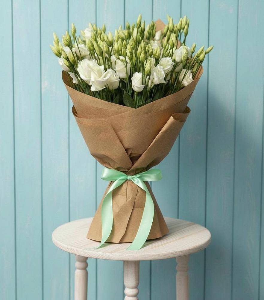 Букет цветов из: Лизиантусы в Смолино