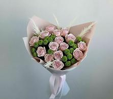 Букет цветов из:  Розы и Хризантемы #REPLACE_PRED# Смолино