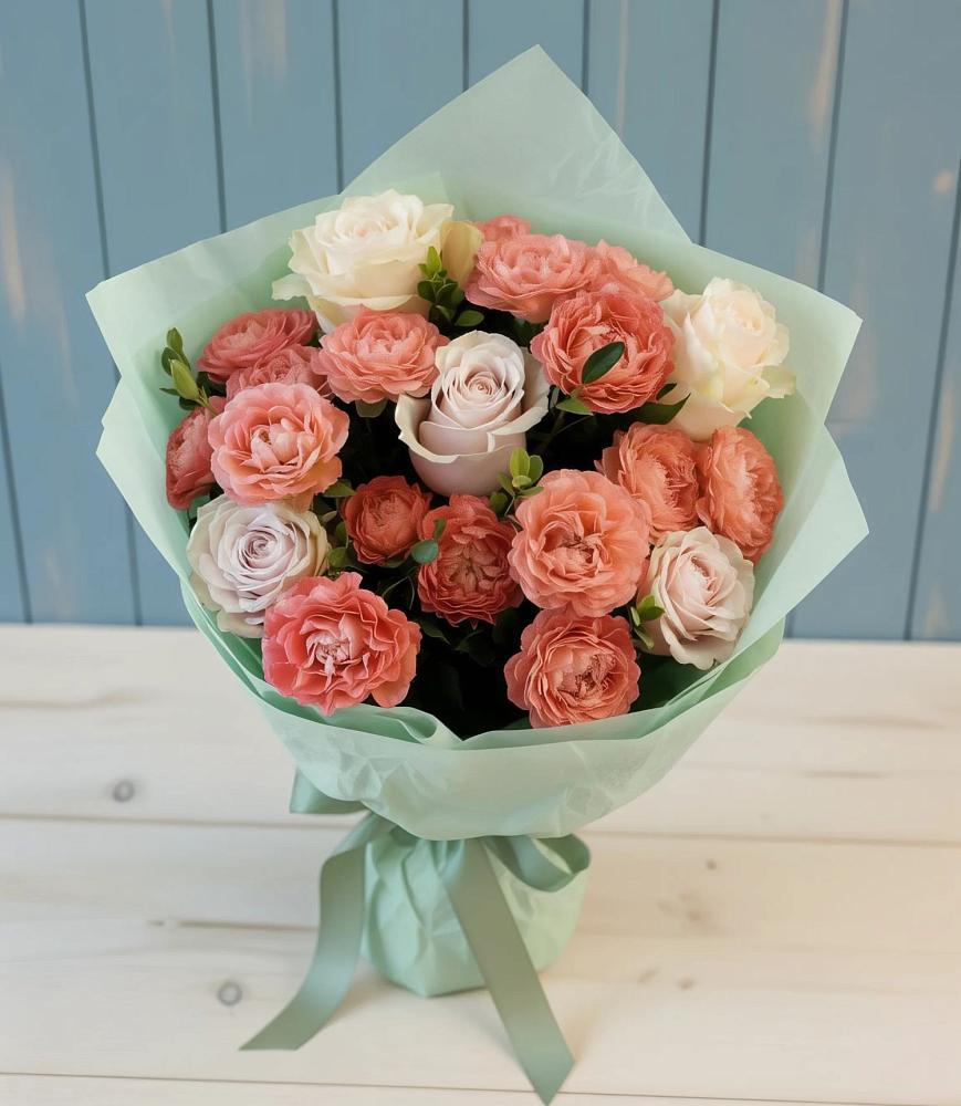 Букет цветов из: Розы в Смолино