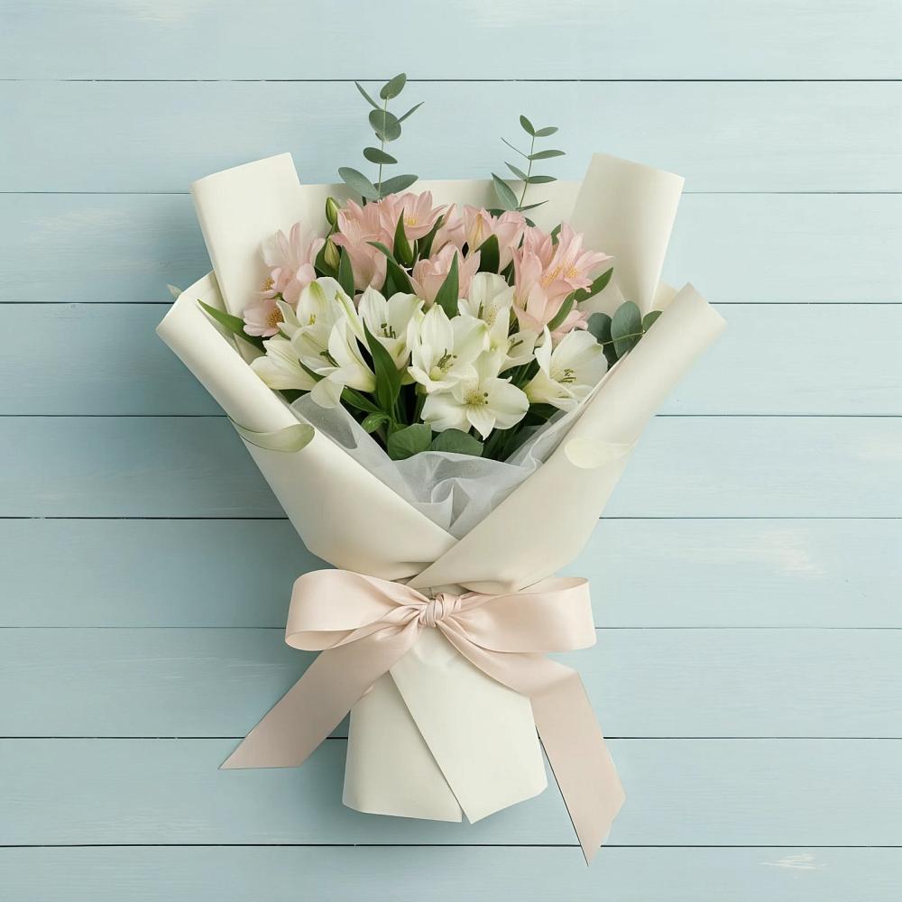 Букет цветов из: Альстромерии в Смолино