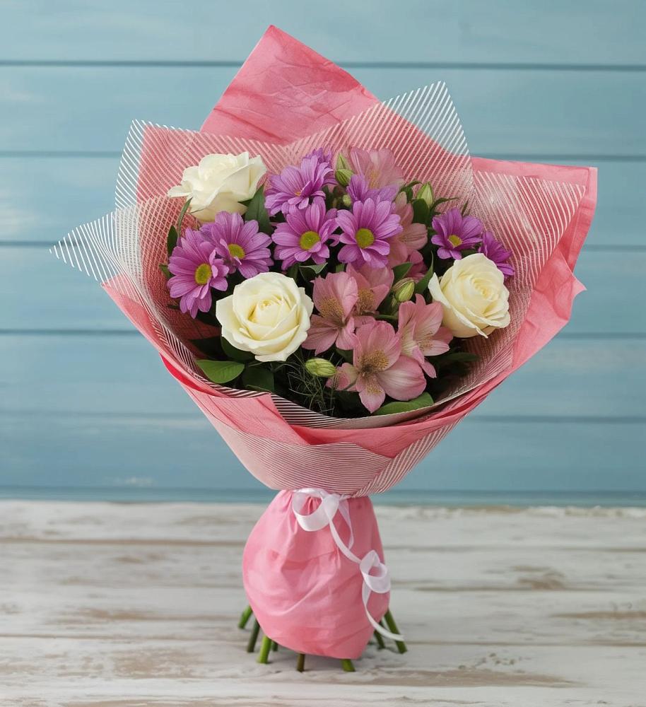 Букет цветов из: Герберы в Смолино