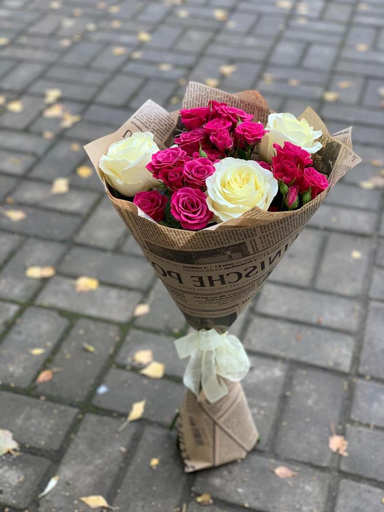 Букет цветов из: Розы в Смолино